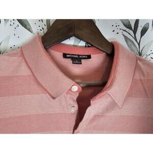 Michael Kors Top Peach Mens Size S Collar Shirt